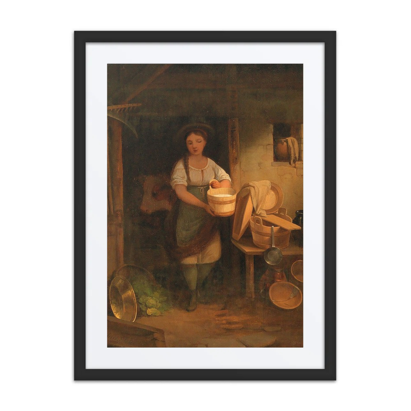 Milkmaid in the Barn