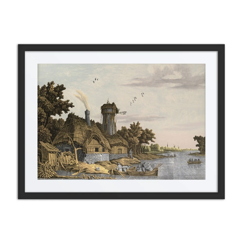 Mill Along a River