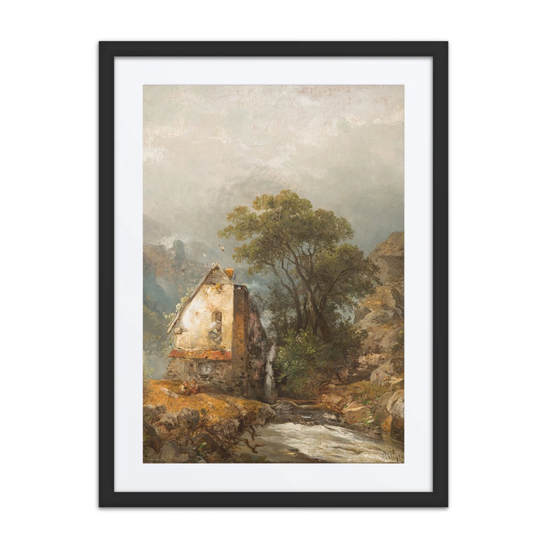 Mill by a Stream