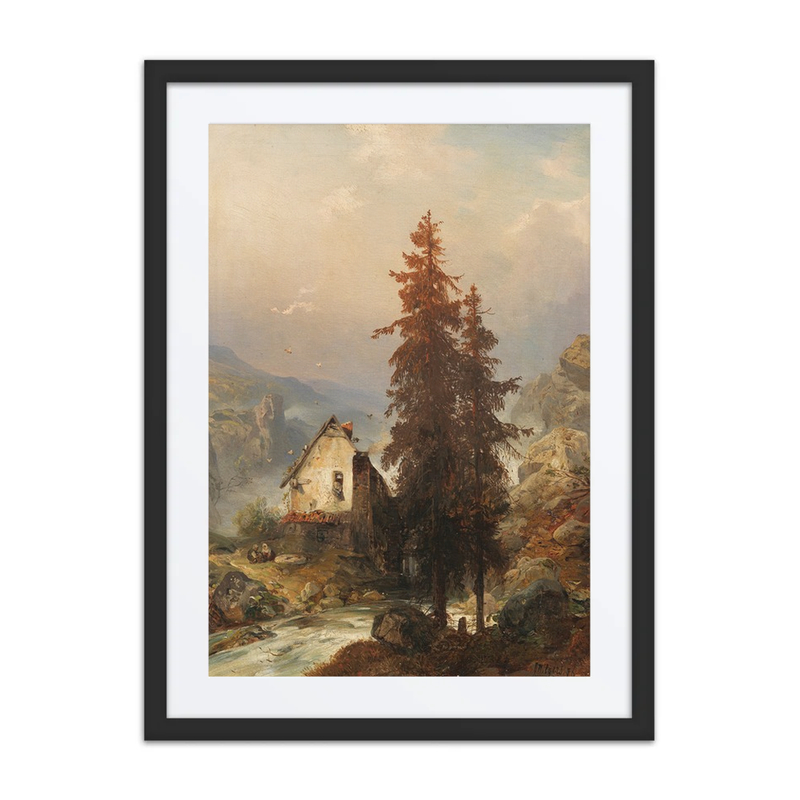 Mill in a Mountain Valley
