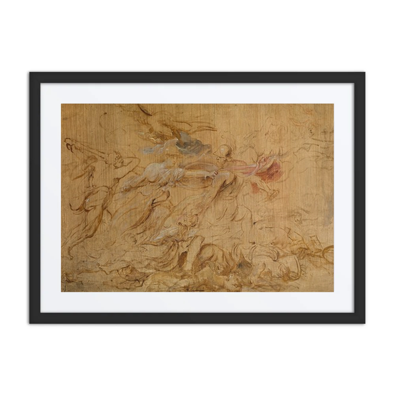 Minerva and Hercules Restraining Mars