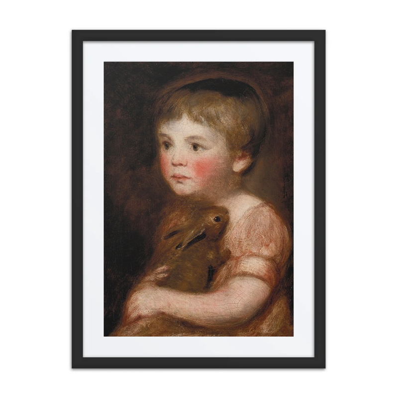 Miss Lewis with a Rabbit