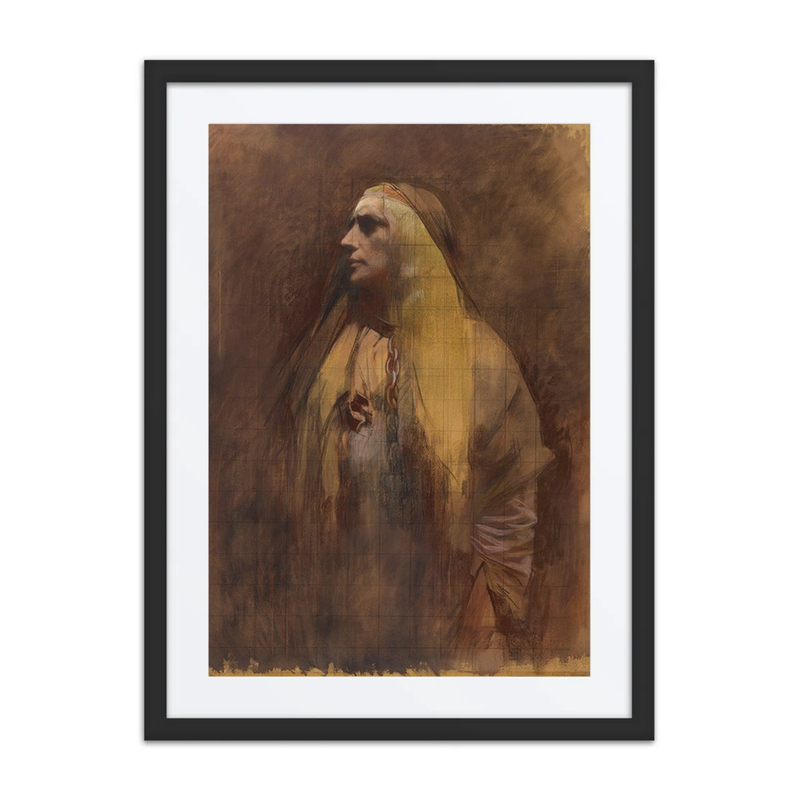 Mme Segond-Weber in the Role of Guanhumara in ‘The Burgraves’