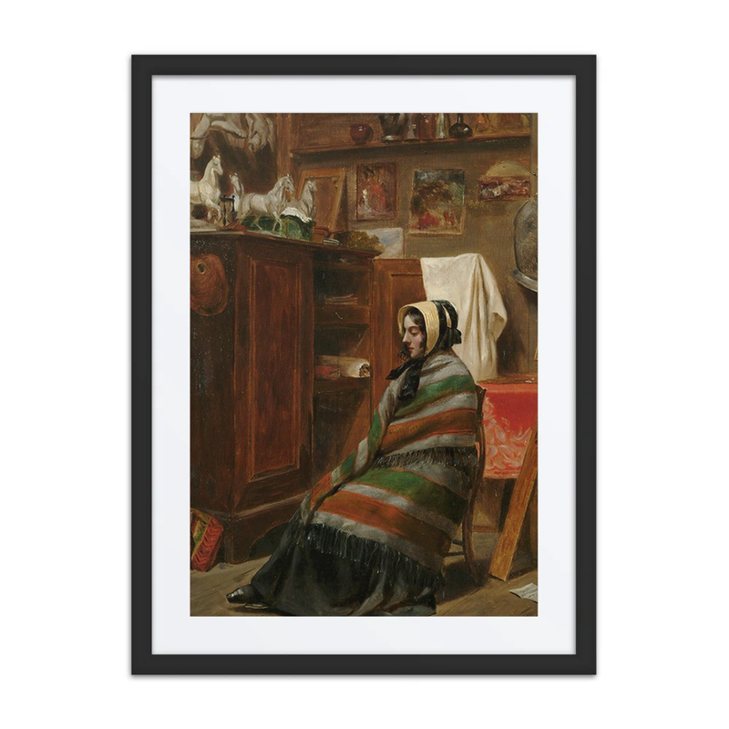 Model in a Cluttered Studio