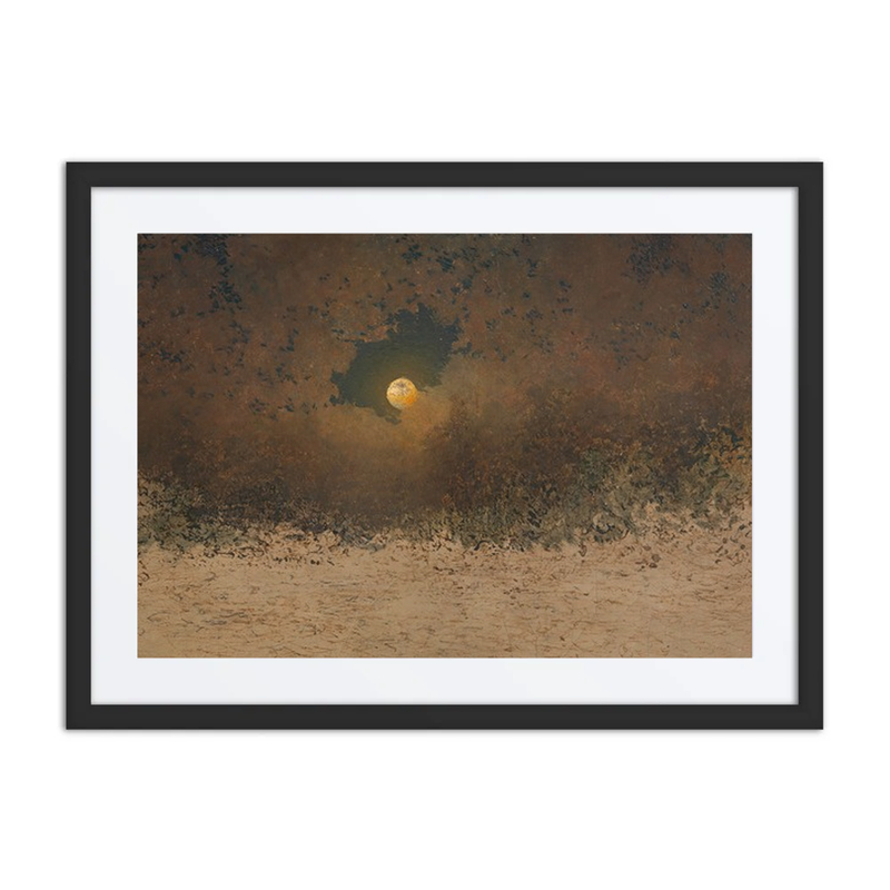 Mondlandschaft Mit Bewölktem Himmel