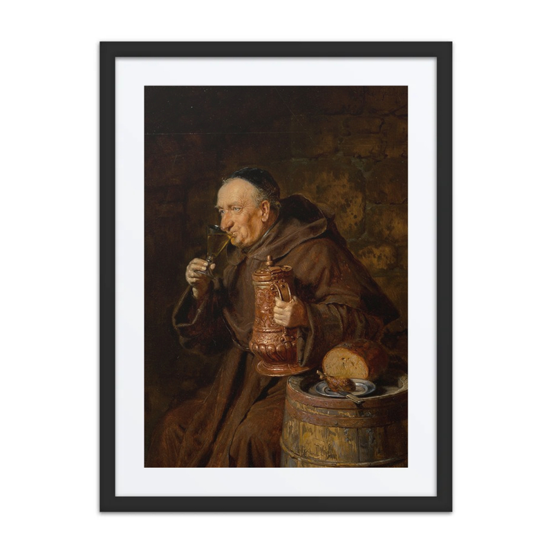 Monk Drinking
