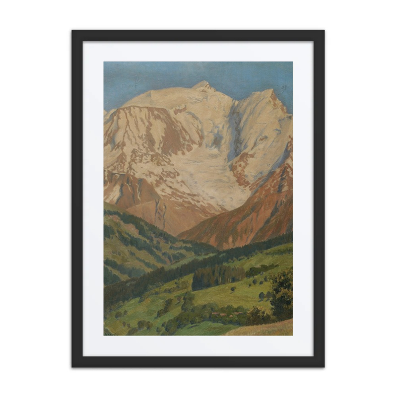 Mont Blanc Seen from Combloux