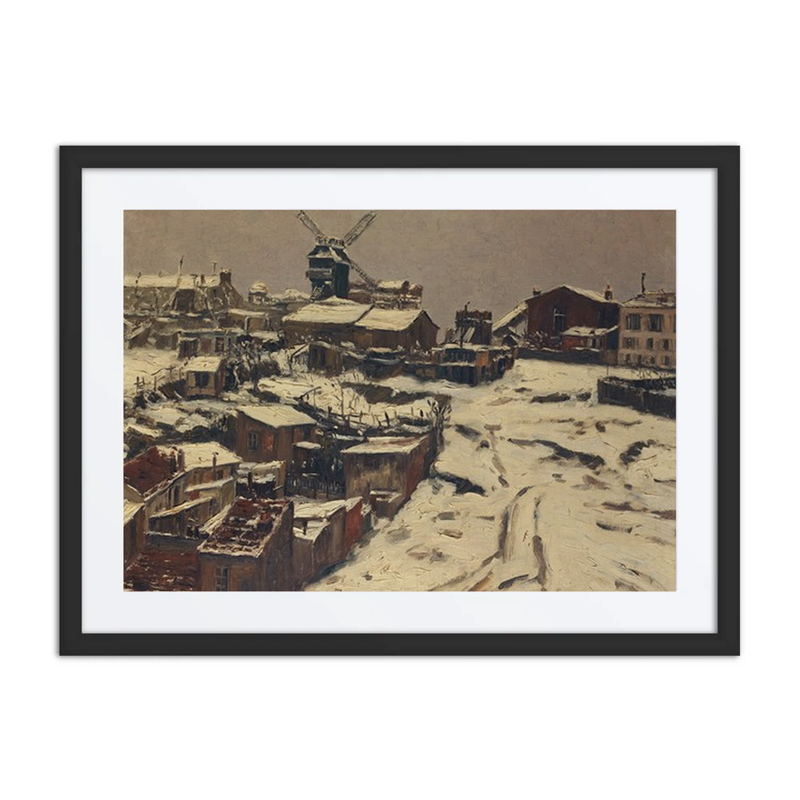 Montmartre, Snow Effect