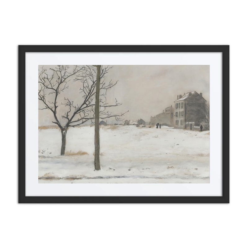 Montmartre Under Snow