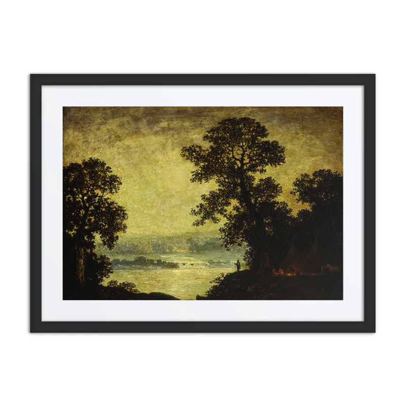Moonlight, Indian Encampment