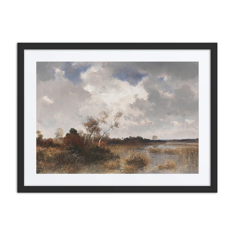 Mooslandschaft Im Herbst