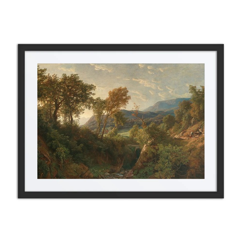 Morning Landscape in the Character of the Southern Switzerland