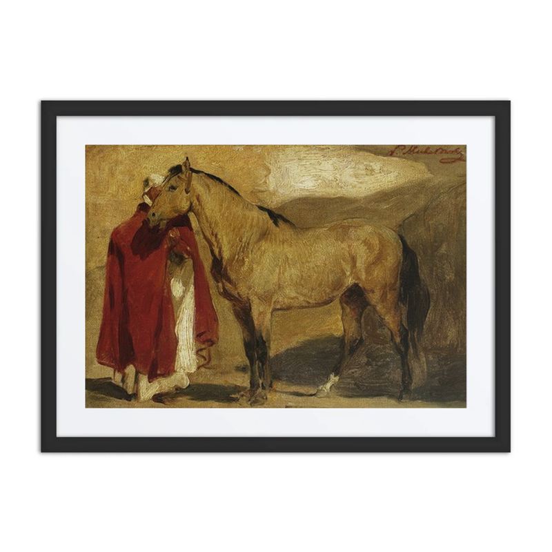 Moroccan Man with Horse