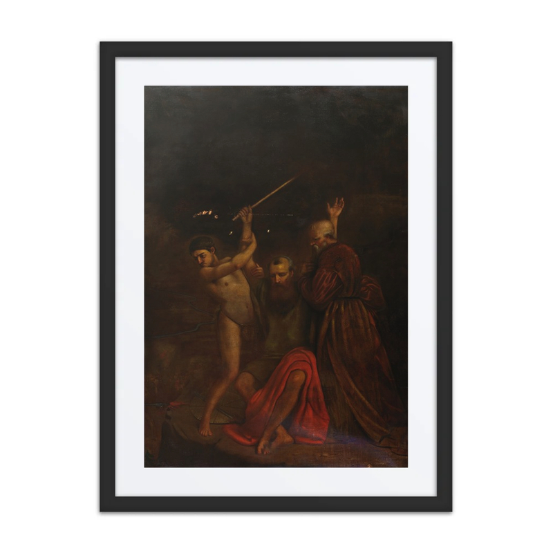 Moses, Aaron and Hur on Mount Horeb