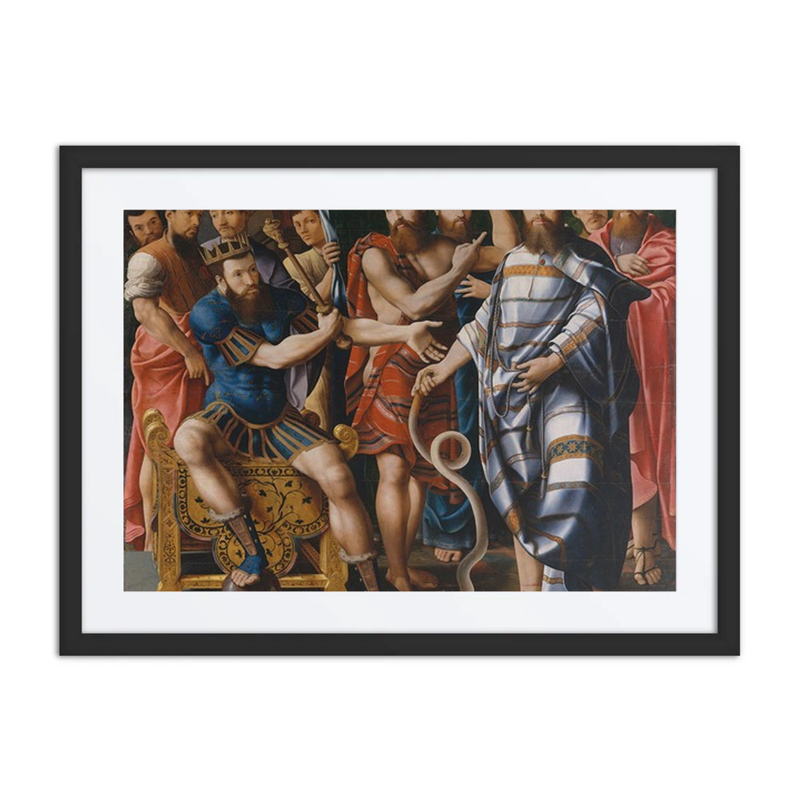 Moses and Aaron Before Pharaoh