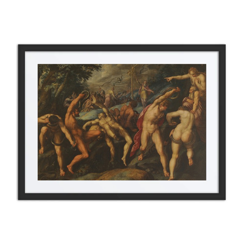 Moses Raising the Brazen Serpent