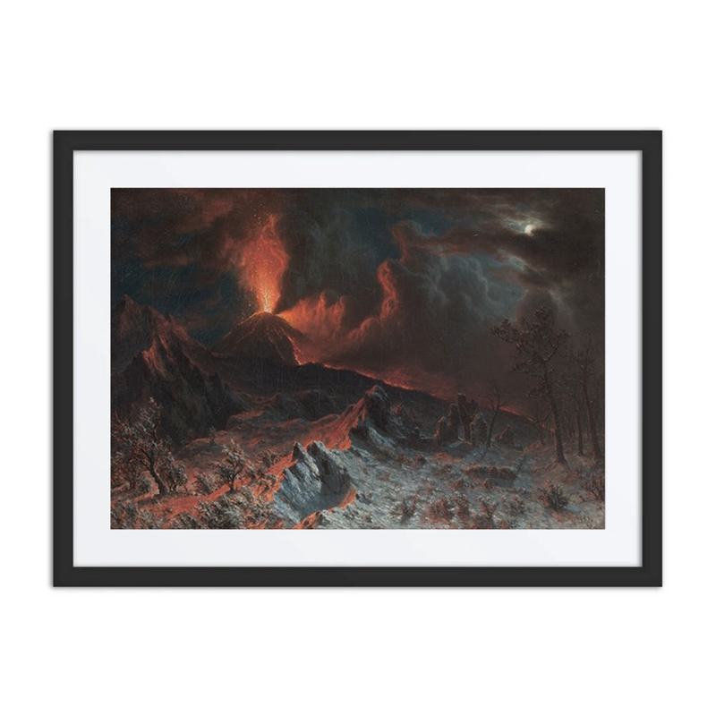 Mount Vesuvius at Midnight