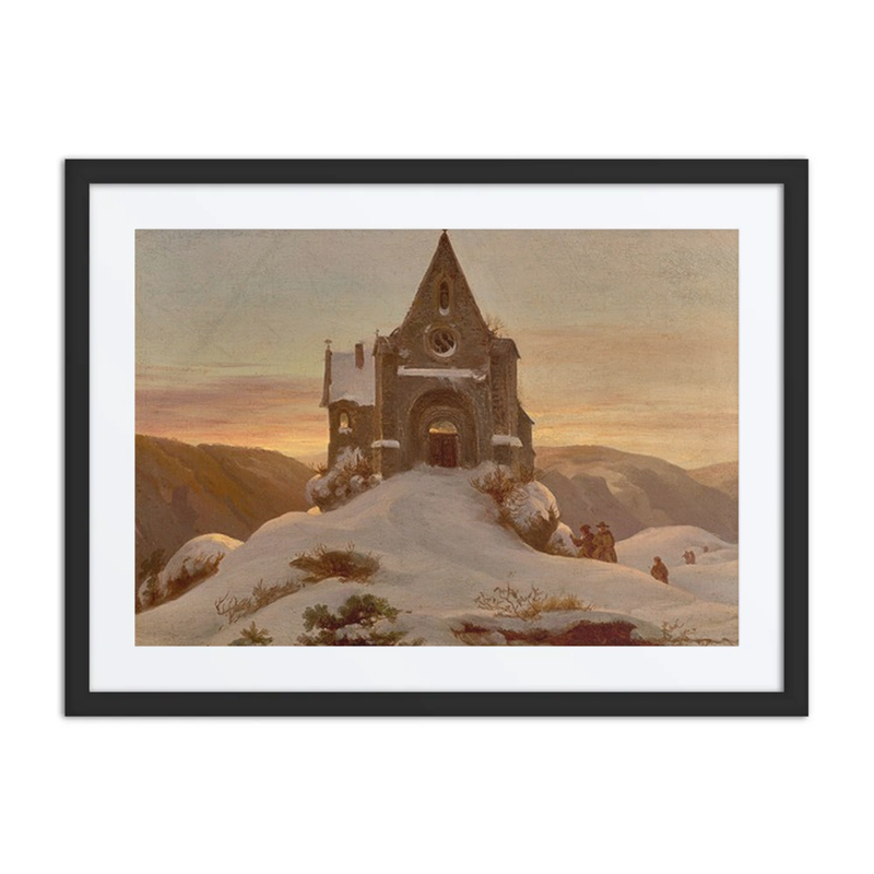 Mountain Chapel in Winter