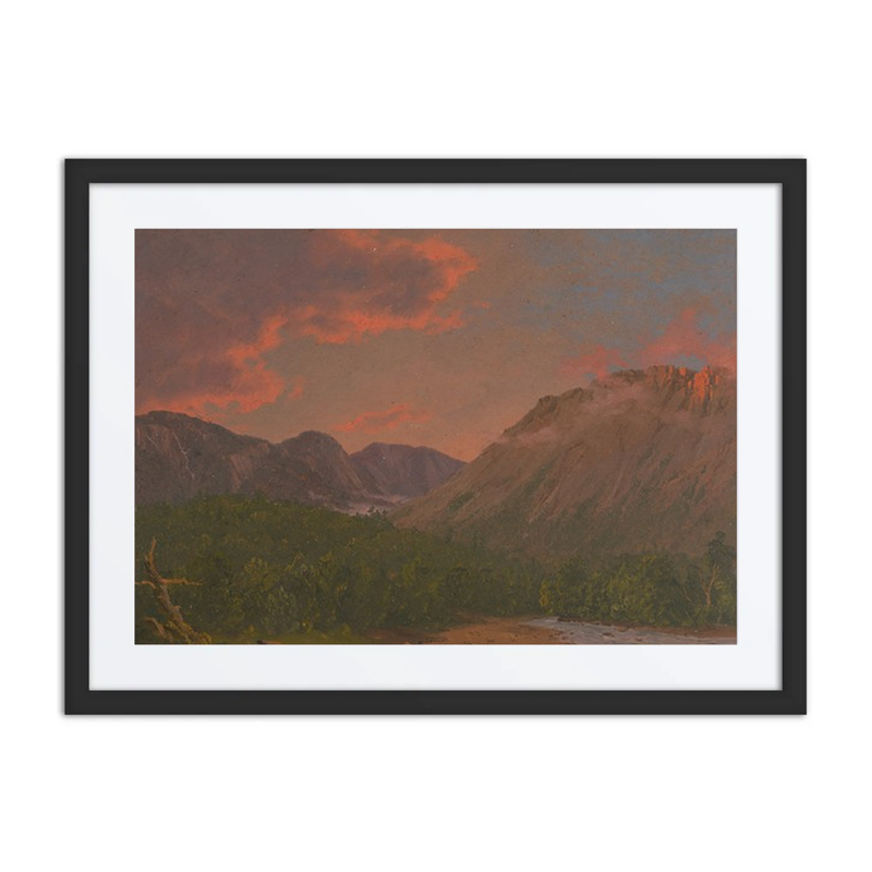 Mountain Landscape at Sunset