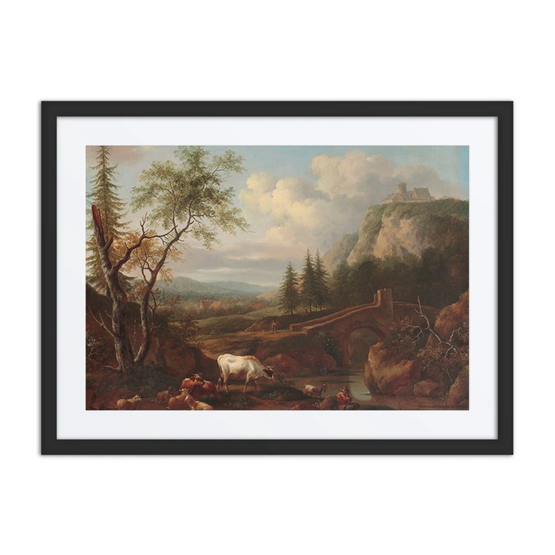 Mountain Landscape with a Bridge