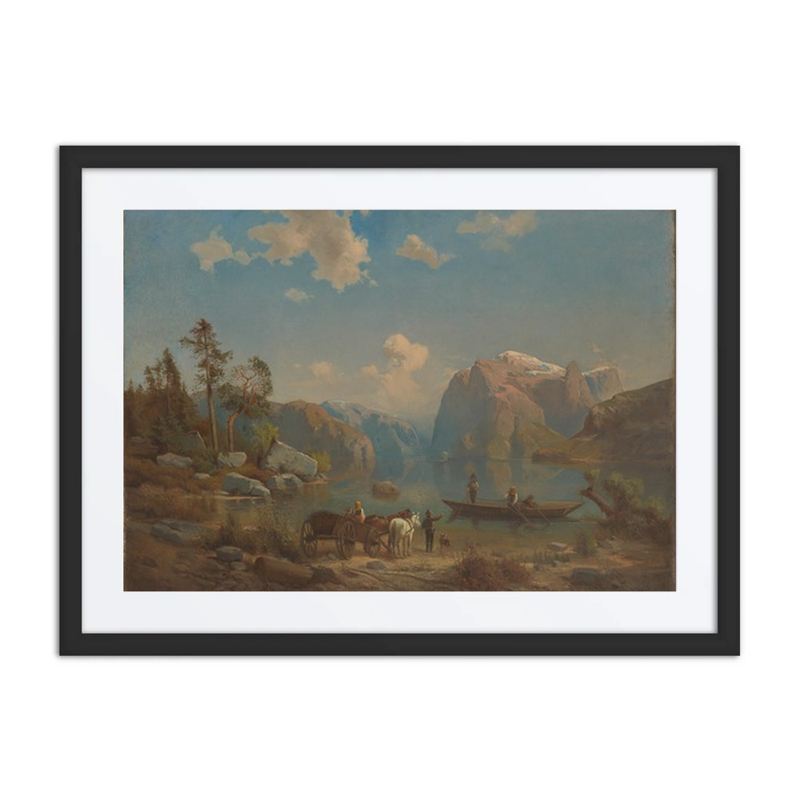 Mountain Landscape with a Lake