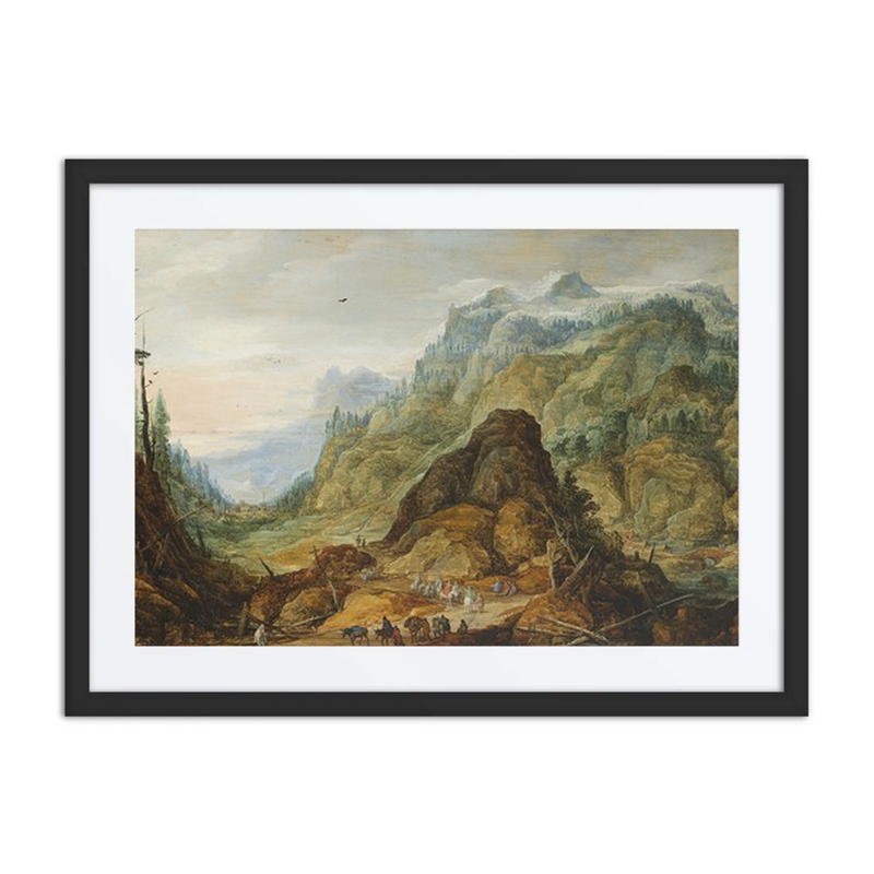 Mountain Landscape with Caravan