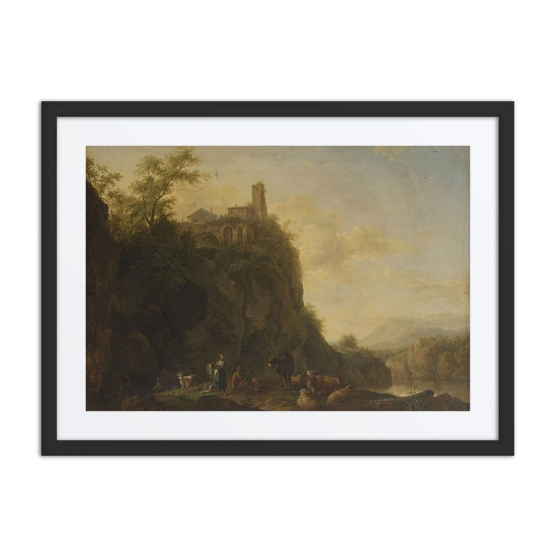 Mountain Landscape with Cattle