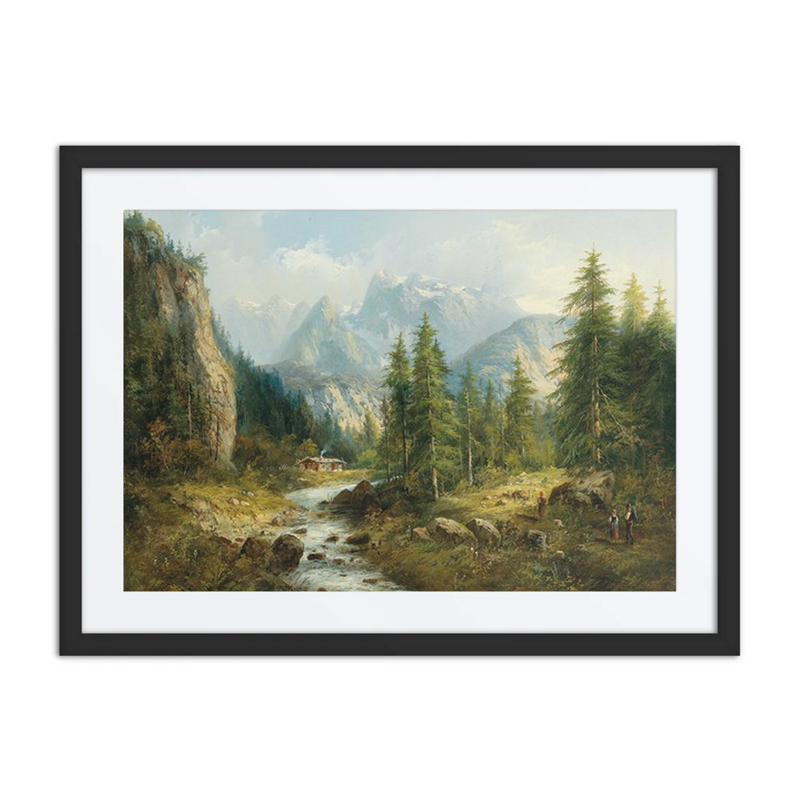 Mountain Landscape with Figures