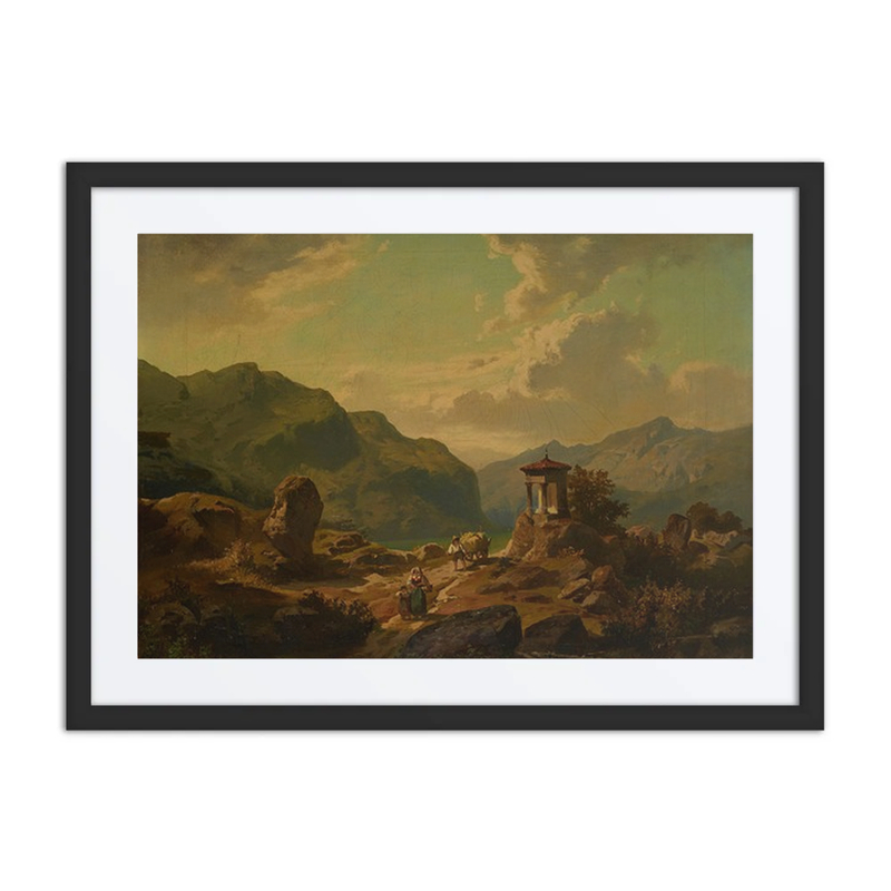 Mountain Landscape with Lake