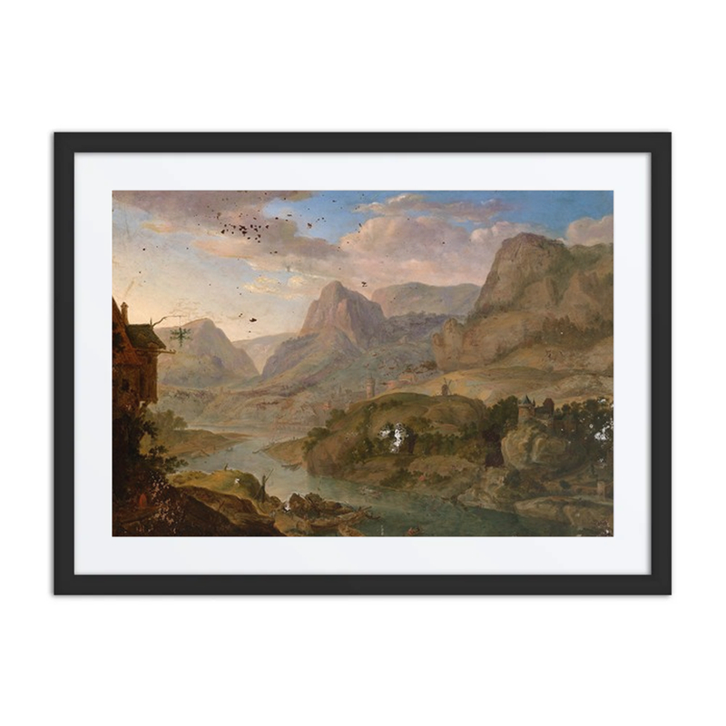 Mountain Landscape with River