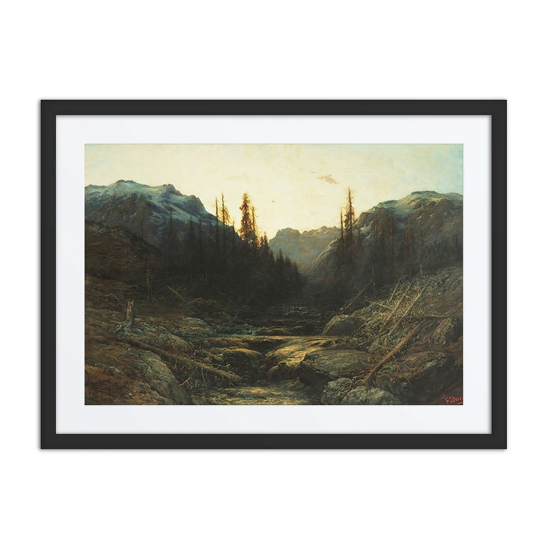 Mountain Landscape with Stream