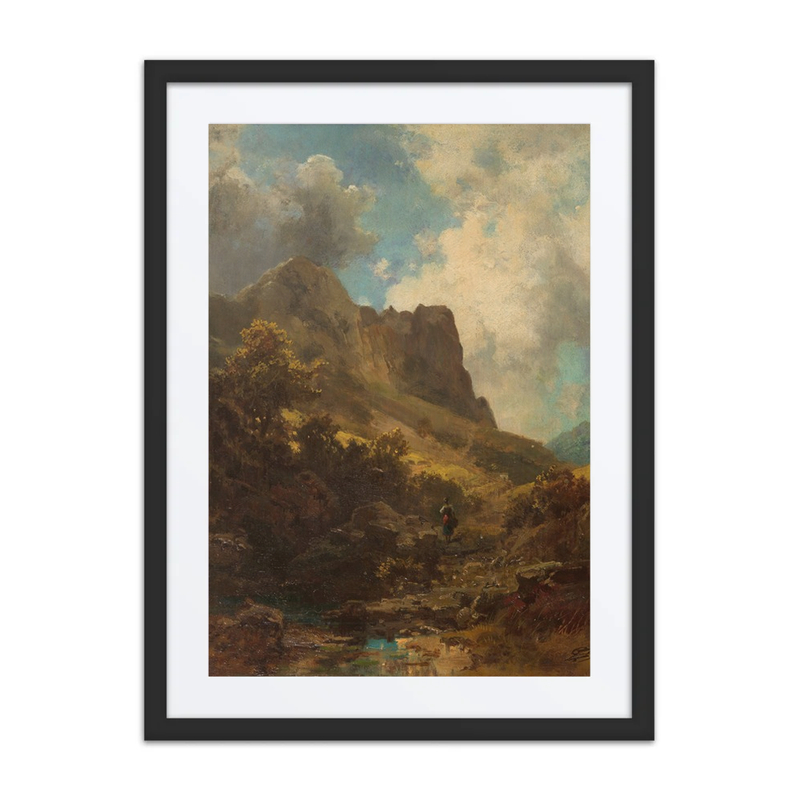 Mountain Pass with Shepherdess