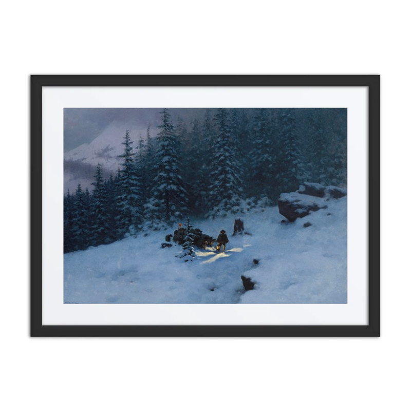 Mountain Pasture in Winter