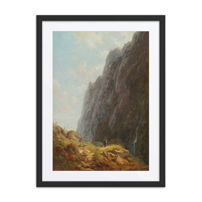 Mountain Path with Milkmaid