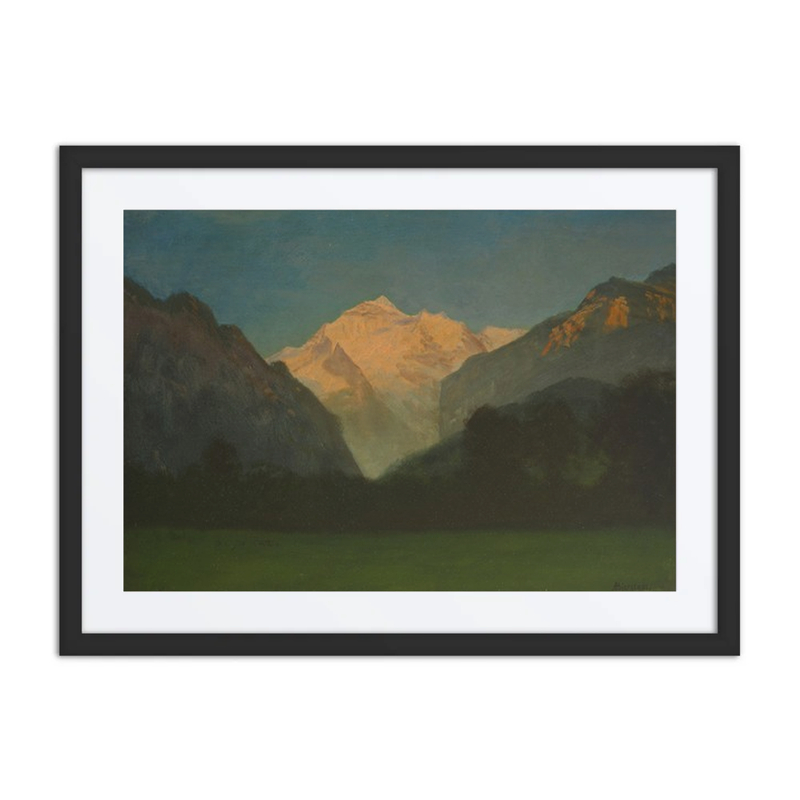 Mountain Peak at Sunset