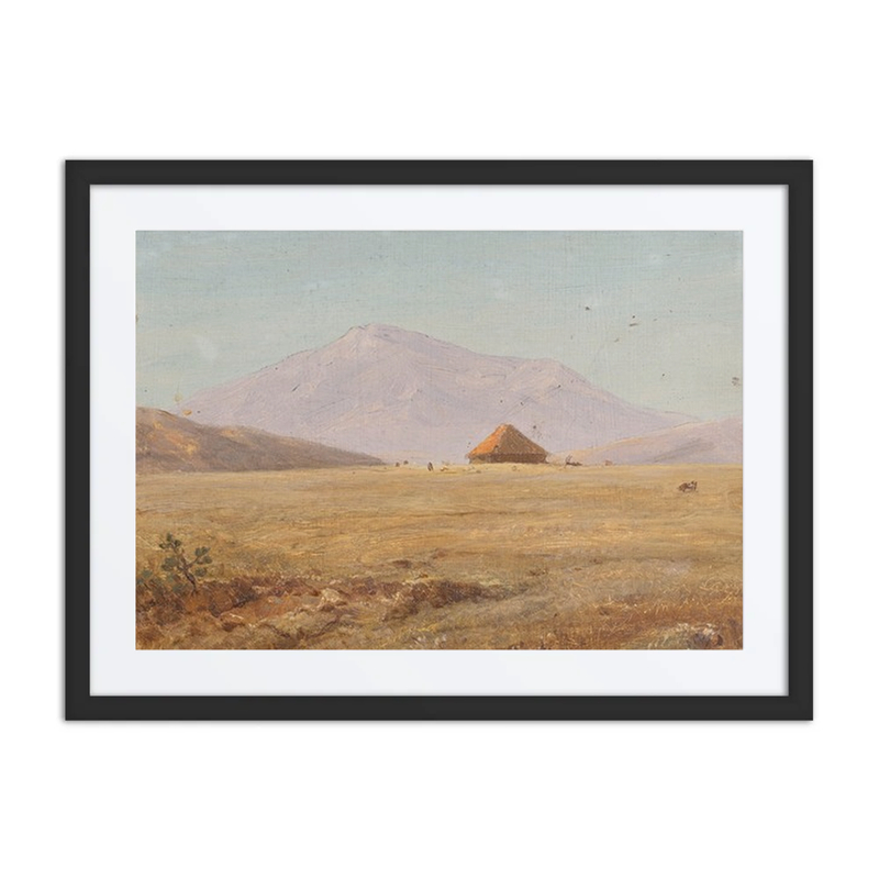 Mountain Plateau with Hut, Ecuador