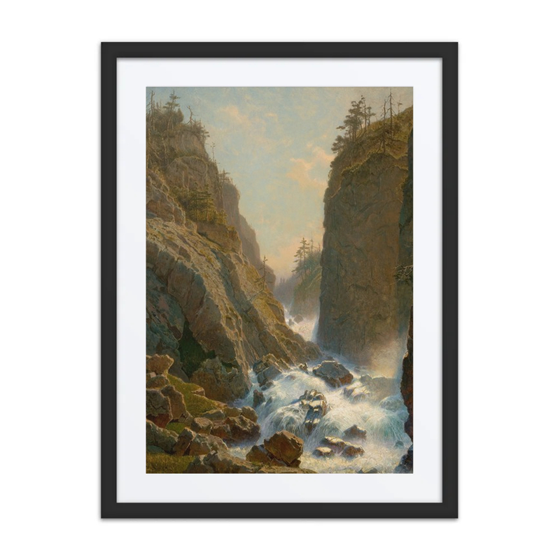 Mountain with Cascade