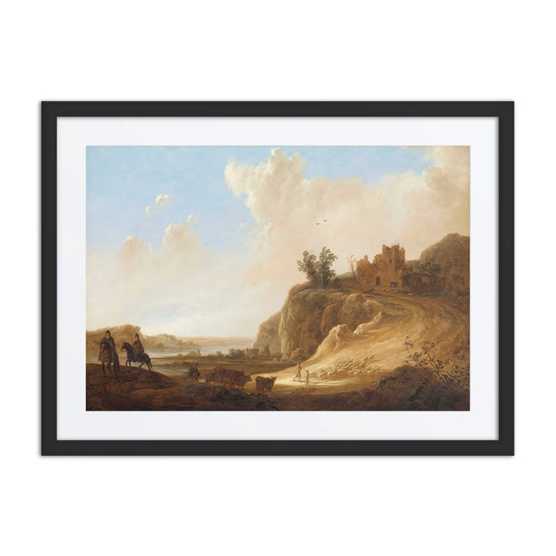 Mountainous Landscape with Castle Ruins