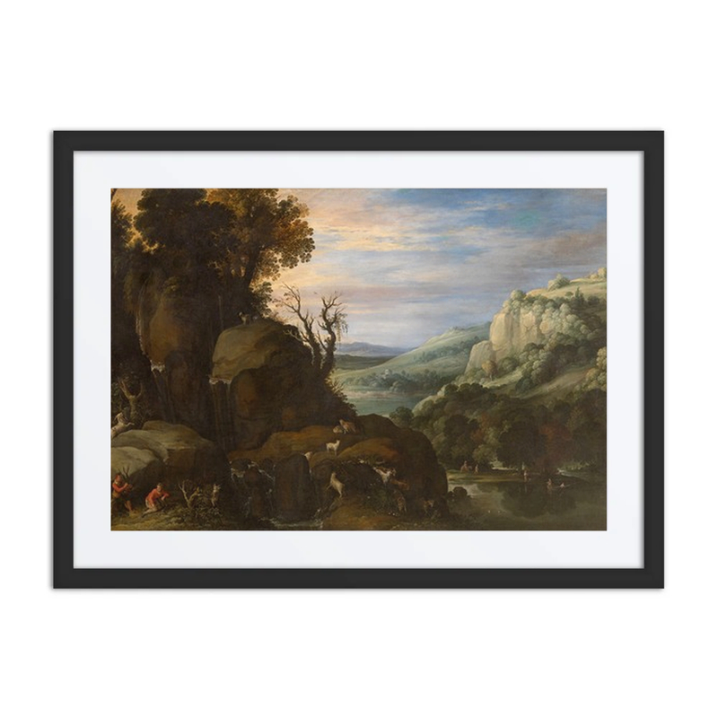 Mountainous Landscape with Figures