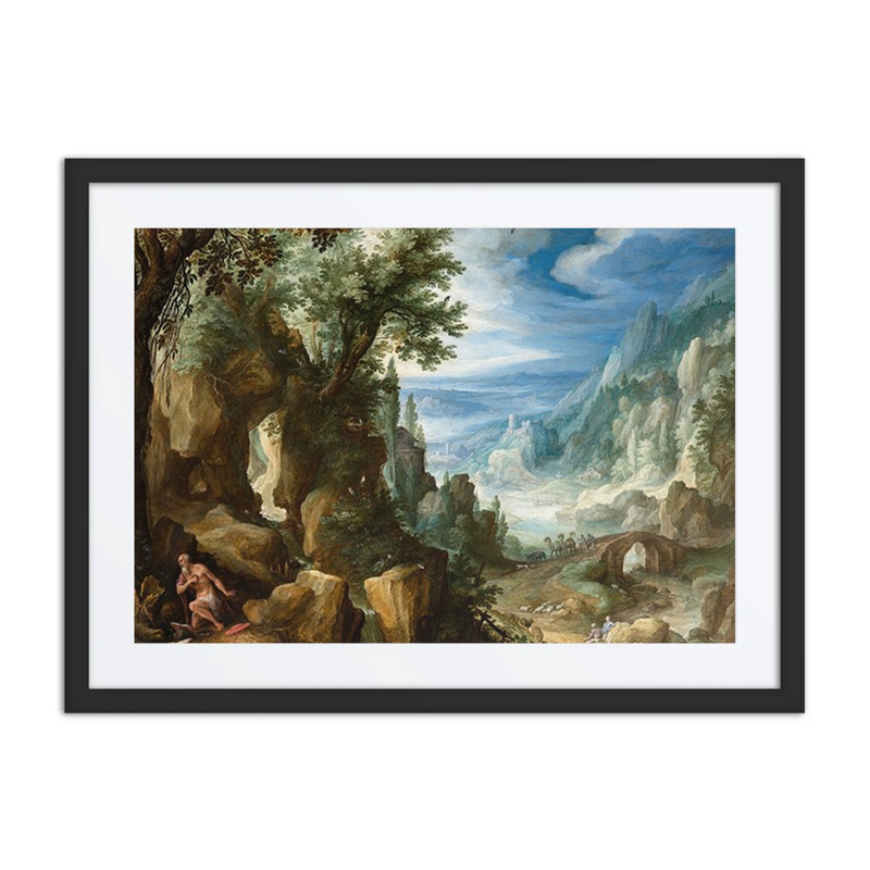 Mountainous Landscape with Saint Jerome