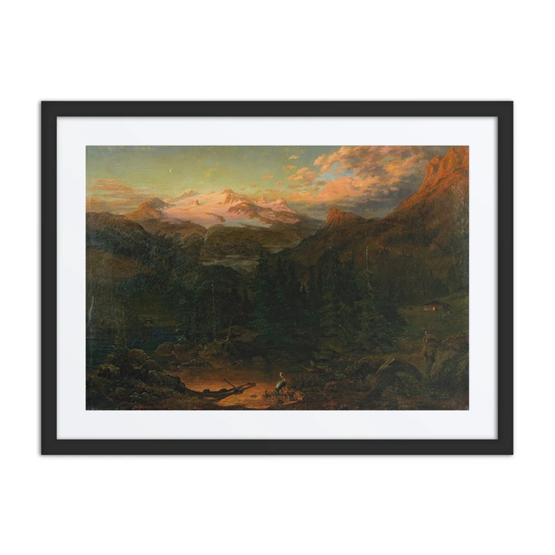 Mountains in the Moonlight