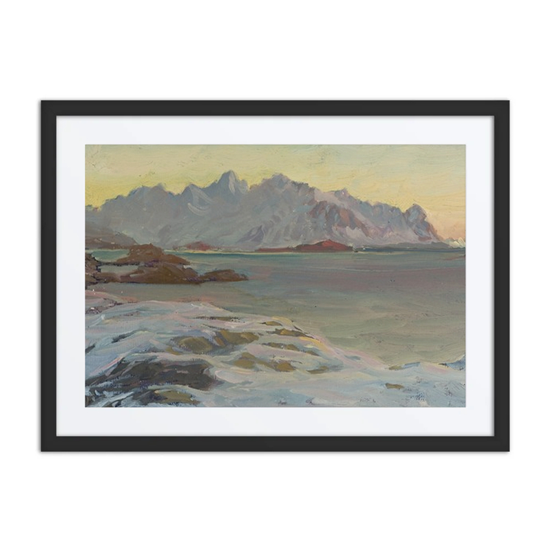 Mountains. Study from North Norway