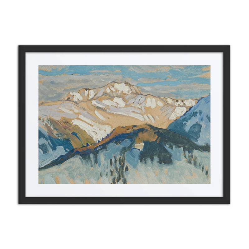 Mountains. Study from Switzerland