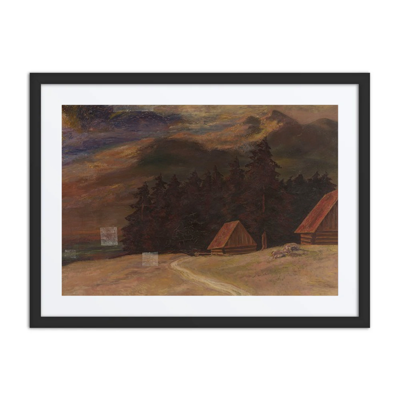 Mountainscape at Sunset