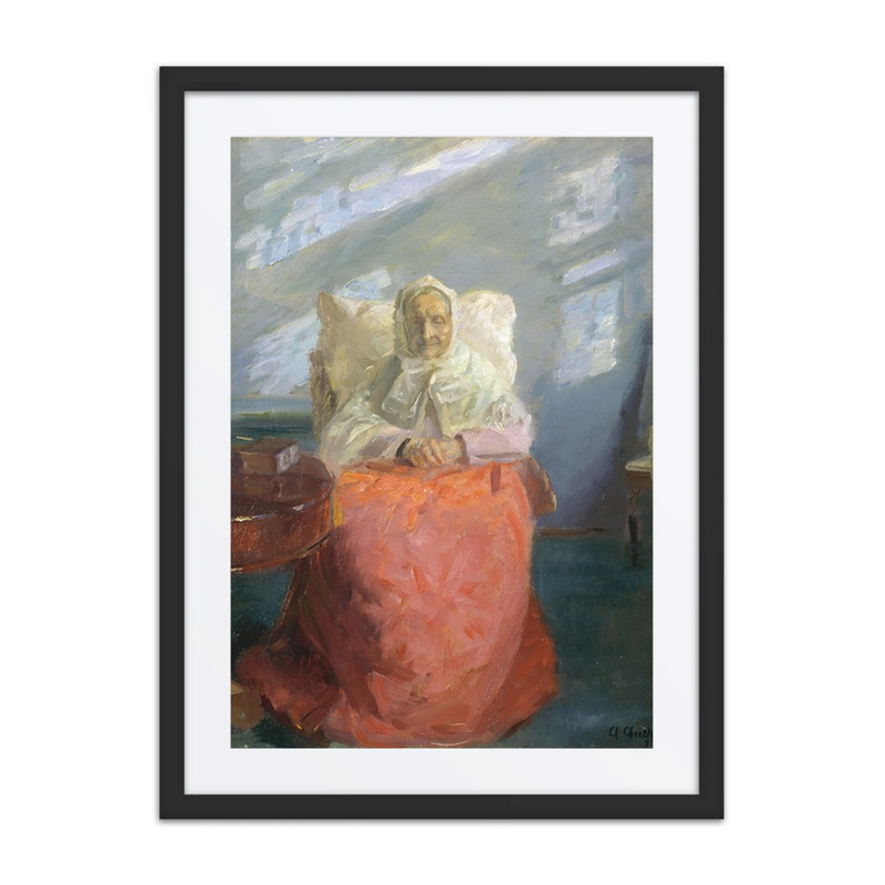Mrs Ane Brøndum in the Blue Room