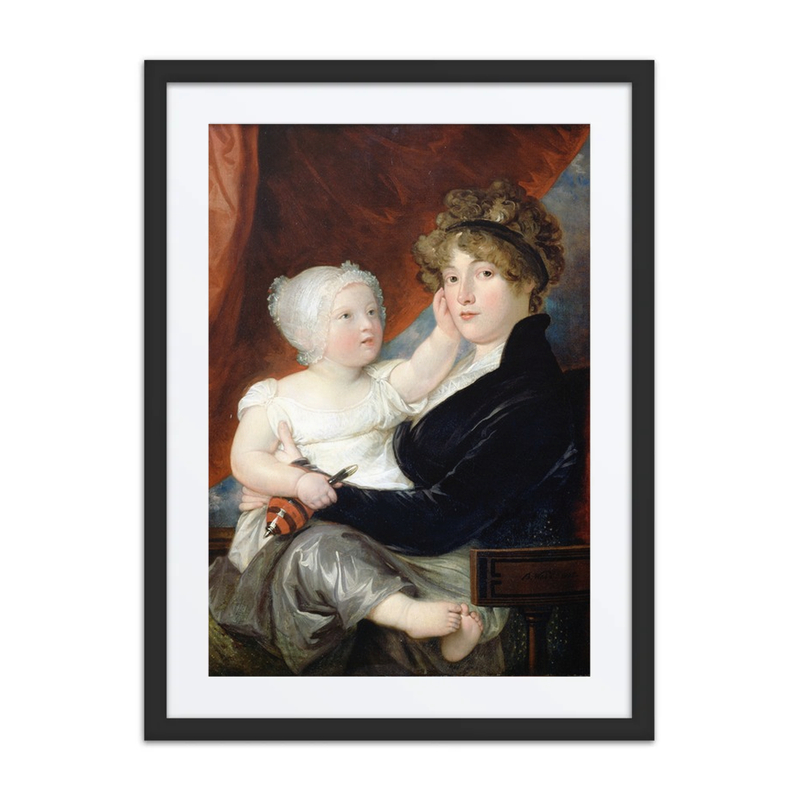Mrs. Benjamin West II with Her Son Benjamin West III