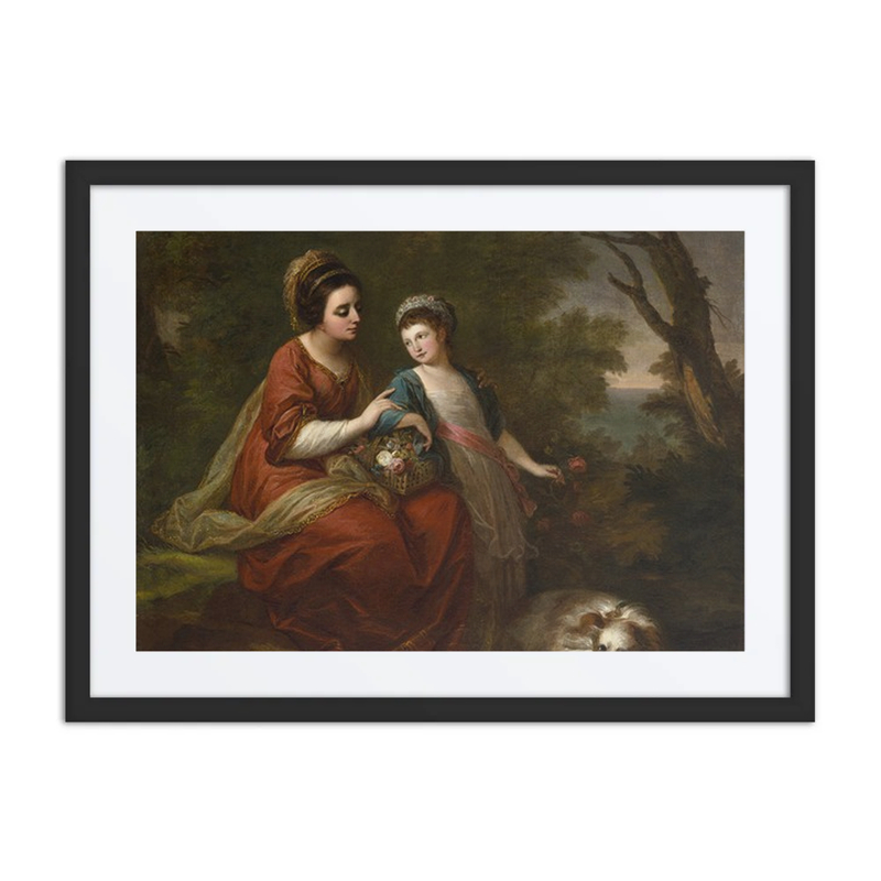 Mrs. Hugh Morgan and Her Daughter