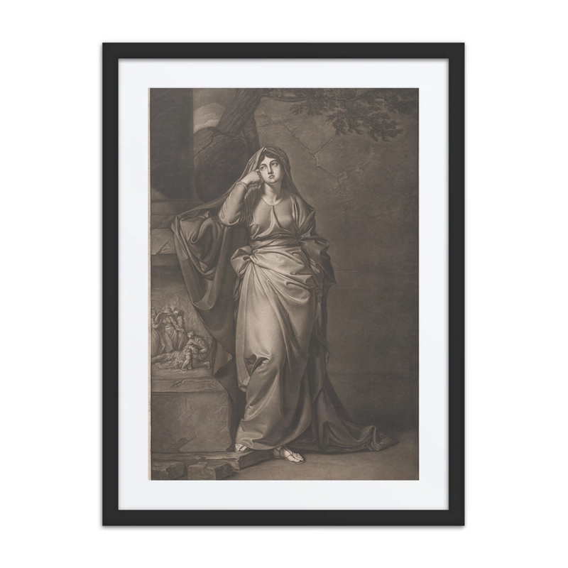 Mrs. Yates as Melancholy in Il Penseroso