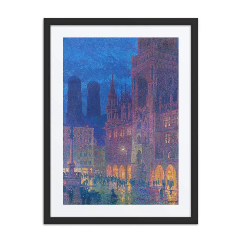 München, Marienplatz at Twilight