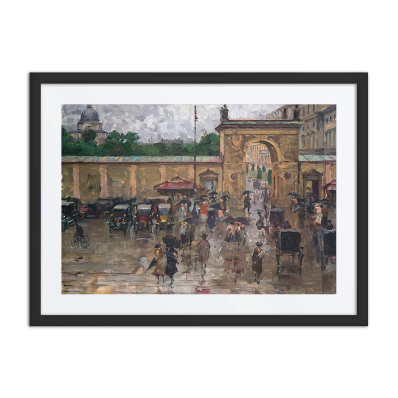 Munich – Odeonsplatz in the Rain